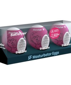 Alternative view of SATISFYER - 3 MASTURBATOR EGGS BUBBLE