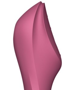 Alternative view of SATISFYER - CURVY TRINITY 3 AIR PULSE VIBRATOR RED
