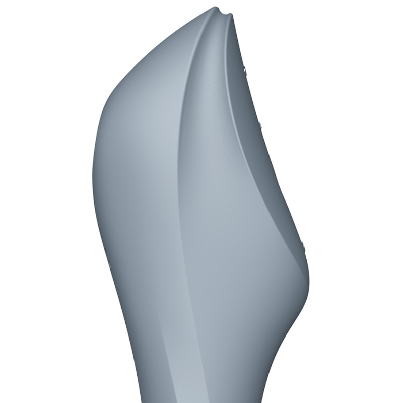 SATISFYER - CURVY TRINITY 3 AIR PULSE VIBRATOR GREY - Image 2