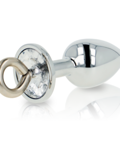 OHMAMA FETISH METAL BUTT PLUG WITH RING