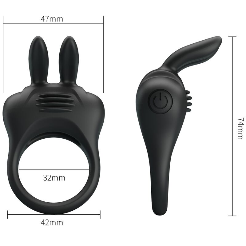 PRETTY LOVE - DAVION RABBIT VIBRATOR RING - Image 4