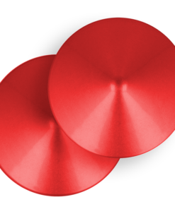 OHMAMA FETISH RED CIRCLE NIPPLE COVERS