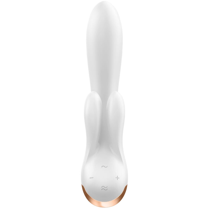 SATISFYER DOUBLE FLEX VIBRATOR APP - BLACK - Image 3