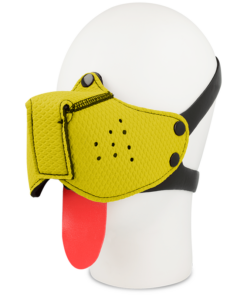 OHMAMA FETISH DOG MUZZLE - YELLOW