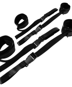 OHMAMA FETISH NYLON AND VELCRO RESTRAINT HANDCUFFS