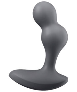 Alternative view of SATISFYER DEEP DIVER VIBRATING PLUG APP - GREY