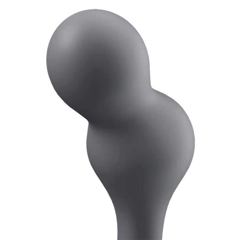 SATISFYER DEEP DIVER VIBRATING PLUG APP - GREY - Image 3