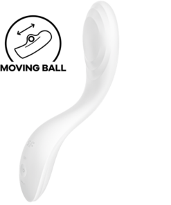 SATISFYER RRROLLING PLEASURE G-SPOT VIBRATOR - WHITE