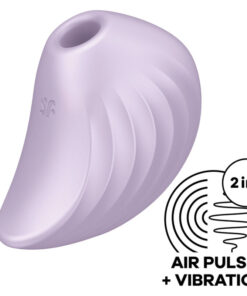SATISFYER PEARL DIVER AIR PULSE STIMULATOR  VIBRATOR - VIOLET