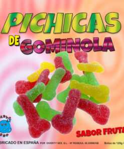 DIABLO GOLOSO - FRUIT GUMMINOL PICHITAS WITH SUGAR