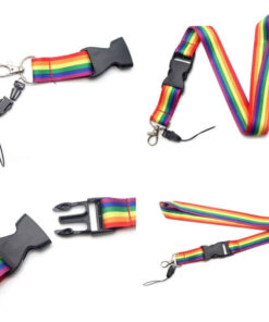Alternative view of PRIDE - LGBT FLAG LANYARD