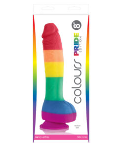 Alternative view of PRIDE - LGBT FLAG DILDO 19 CM