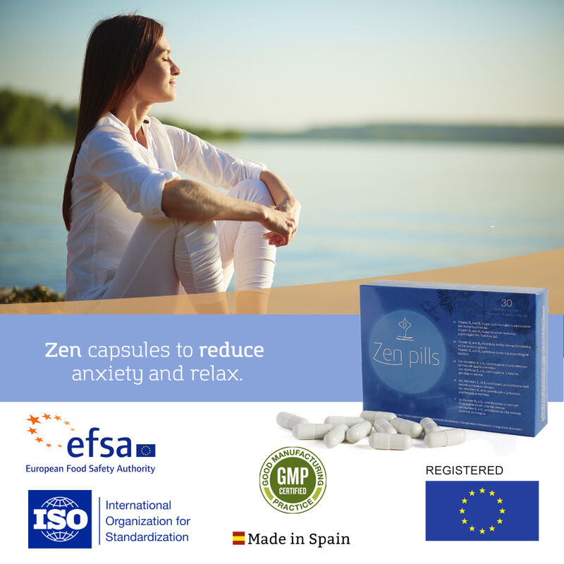 500 COSMETICS - ZEN PILLS CAPSULES TO REDUCE ANXIETY - Image 2