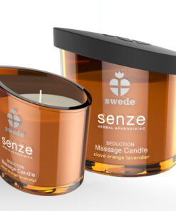 SWEDE - SENZE SEDUCTION MASSAGE CANDLE - CLOVE, ORANGE, LAVENDER