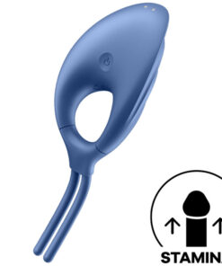SATISFYER SWORDSMAN RING VIBRATOR - BLUE