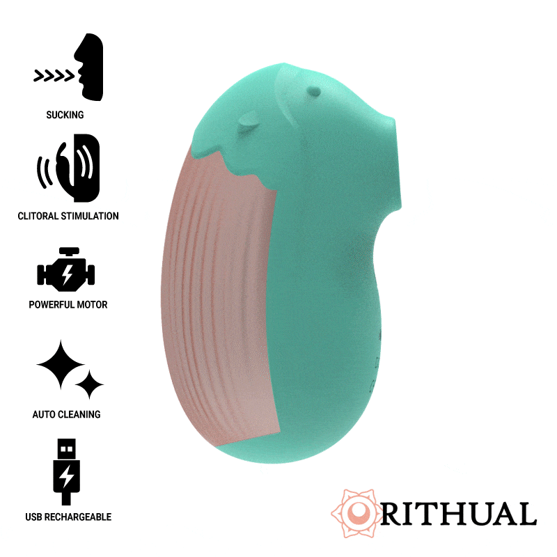 RITHUAL™ SHUSHU™ NEW GENERATION CLITORAL SUCKER AQUA