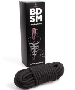 Alternative view of SECRETPLAY - BLACK BONDAGE ROPE BDSM COLLECTION