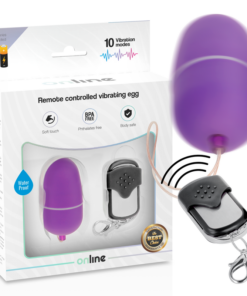 ONLINE - REMOTE CONTROL VIBRATING EGG M PURPLE