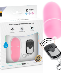 ONLINE - REMOTE CONTROL VIBRATING EGG L PINK