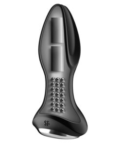 Alternative view of SATISFYER ROTATOR PLUG 2+ VIBRATING PLUG APP - BLACK