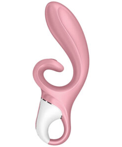 Alternative view of SATISFYER HUG ME RABBIT VIBRATOR APP - PINK