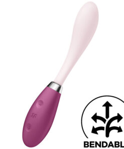 SATISFYER G-SPOT FLEX 3 MULTI VIBRATOR - RED