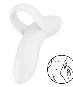 SATISFYER - BOLD LOVER DEDAL VIBRADOR BLANCO