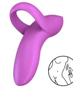 SATISFYER BOLD LOVER FINGER VIBRATOR - PINK