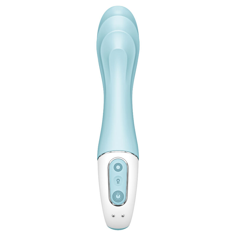 SATISFYER - AIR PUMP VIBRATOR 5+ INFLATABLE G-SPOT VIBRATOR APP BLUE - Image 3