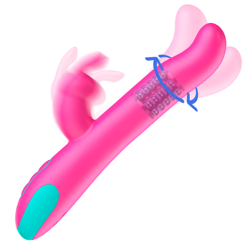HAPPY LOKY - PLUTO RABBIT VIBRATOR ROTATOR + WATCHME REMOTE CONTROL - Image 2