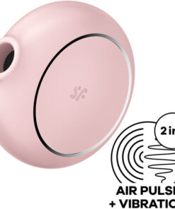 SATISFYER PRO TO GO 3 DOUBLE AIR PULSE STIMULATOR  VIBRATOR - PINK