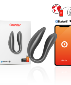 ONINDER - LISBOA G-SPOT  CLITORAL STIMULATOR BLACK - FREE APP