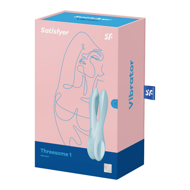 SATISFYER THREESOME 1 VIBRATOR - BLUE - Image 5