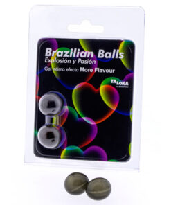 TALOKA - 2 BRAZILIAN BALLS MORE FLAVOUR EFFECT EXCITING GEL