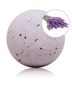 TALOKA - LAVENDER SCENTED BATH BOMB WITH ROSE PETALS