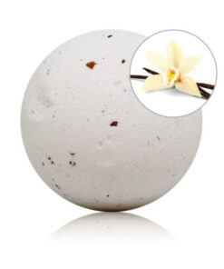 TALOKA - VANILLA SCENTED BATH BOMB WITH ROSE PETALS