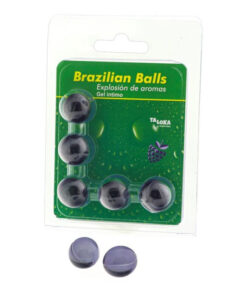 TALOKA - 5 BRAZILIAN BALLS BERRIES INTIMATE GEL
