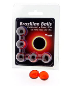 TALOKA - 5 BRAZILIAN BALLS HOT  COLD EFFECT EXCITING GEL