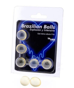 TALOKA - 5 BRAZILIAN BALLS COLD  VIBRATION EFFECT EXCITING GEL