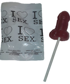 DIABLO PICANTE - STRAWBERRY  CHERRY CANDY PENIS LOLLIPOP