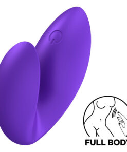 Alternative view of SATISFYER - LOVE RIOT VIBRADOR DEDAL MORADO