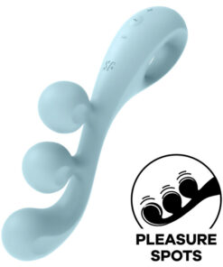 SATISFYER - TRI BALL 2 MULTI VIBRATOR BLUE