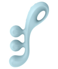 Alternative view of SATISFYER - TRI BALL 2 MULTI VIBRATOR BLUE