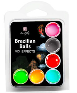 SECRET PLAY SET 6 BRAZILIAN BALLS MIX EFFECT