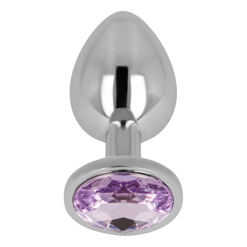 OHMAMA - ANAL PLUG WITH VIOLET CRYSTAL 8 CM - Image 2