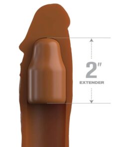 Alternative view of FANTASY X- TENSIONS - PIPEDREAMS SLEEVE 20,32 CM + 5,00 CM INCH PLUG CARAMEL