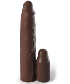 FANTASY X- TENSIONS - PIPEDREAMS SLEEVE 22,86 CM + 7,62 CM PLUG BROWN