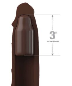 Alternative view of FANTASY X- TENSIONS - PIPEDREAMS SLEEVE 22,86 CM + 7,62 CM PLUG BROWN