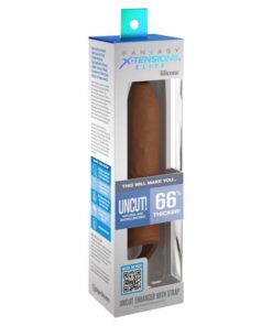 Alternative view of PIPEDREAMS - SLEEVE UNCUT 17,78 CM W STRAP CARAMEL