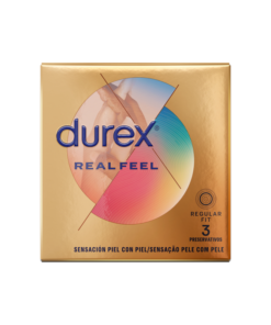 Alternative view of DUREX - REAL FEEL CONDOMS 3 UNITS